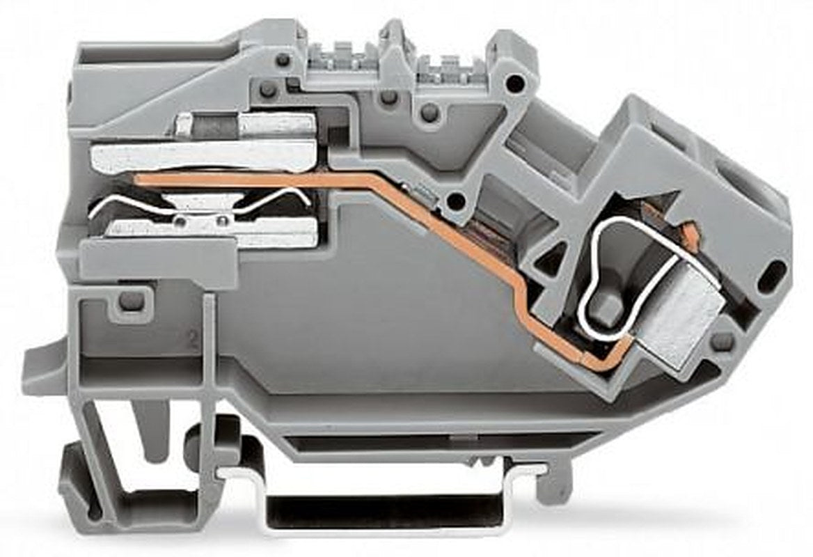 WAGO 784-623 784 Series Disconnect Terminal Block Grey, 10mm², 1-Level, Cage Clamp, CSA