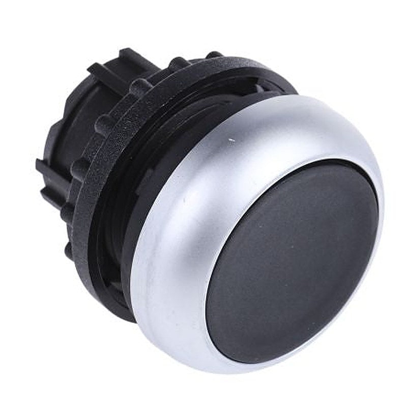 Eaton RMQ Titan M22 Series Black Momentary Push Button Head, 22 mm Cutout, IP69K