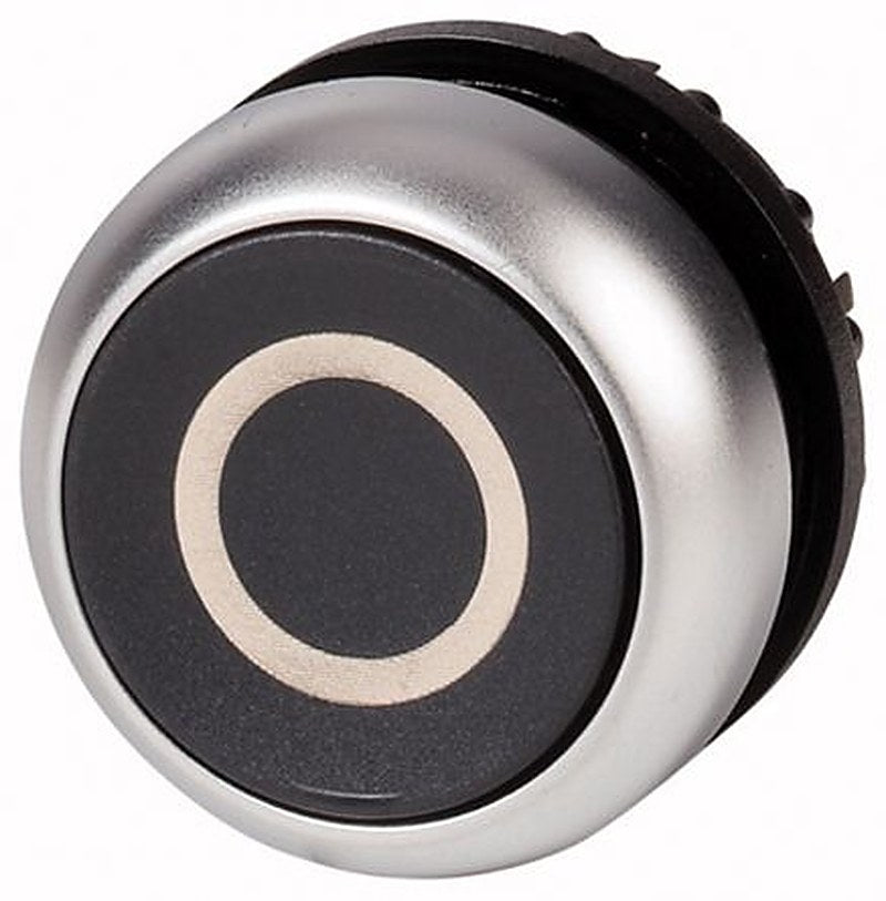 Eaton RMQ Titan M22 Series Black Momentary Push Button Head, 22 mm Cutout, IP69K