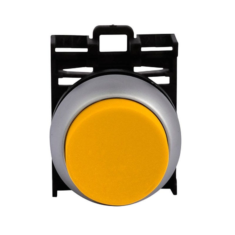 Eaton RMQ Titan M22 Series Yellow Momentary Push Button Head, 22 mm Cutout, IP69K