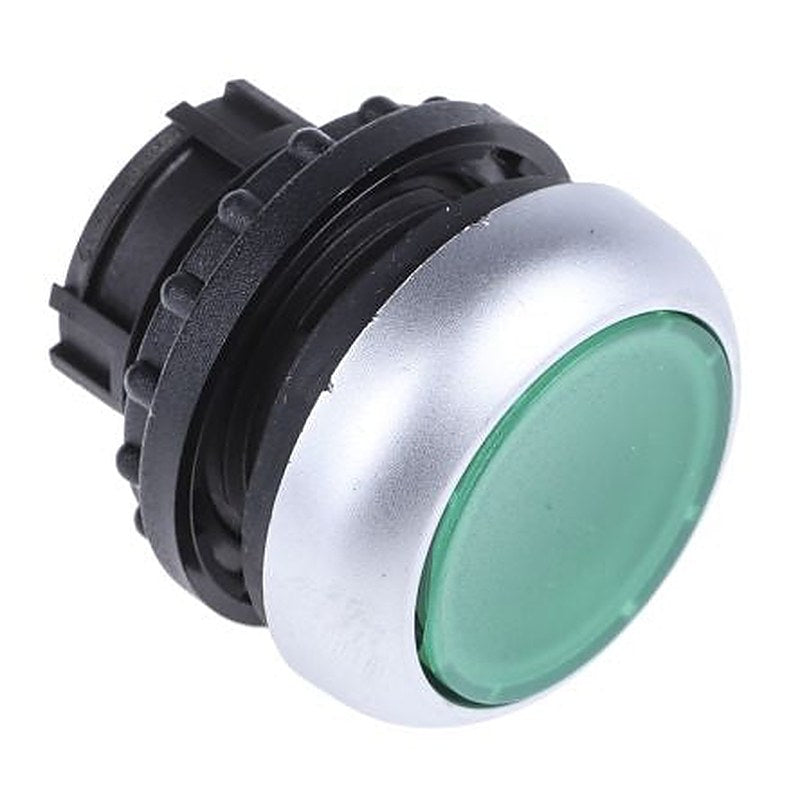 Eaton RMQ Titan M22 Series Green Momentary Push Button Head, 22 mm Cutout, IP69K