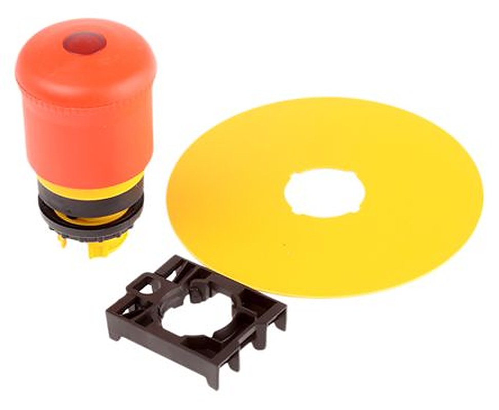 Eaton RMQ Titan M22 Series Pull to Release Emergency Stop Push Button, Front, 22 mm Cutout, IP69K