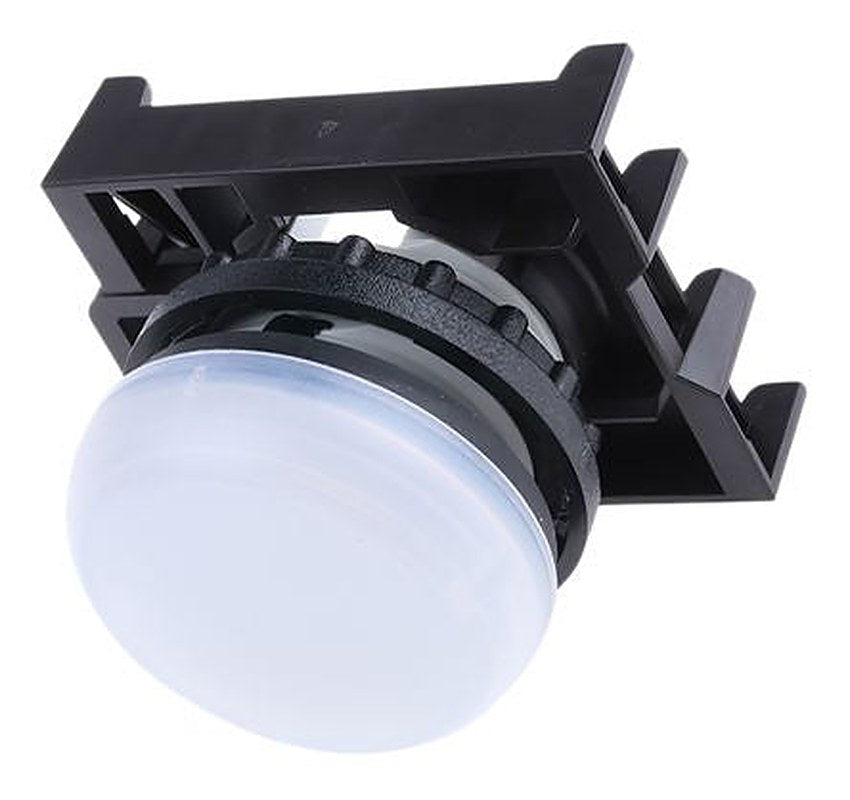 Eaton White Pilot Light Head, 22.5 mm Cutout RMQ Titan M22 Series