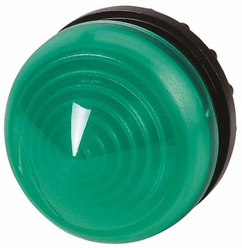 Eaton Green Pilot Light Head, 22.5 mm Cutout RMQ Titan M22 Series
