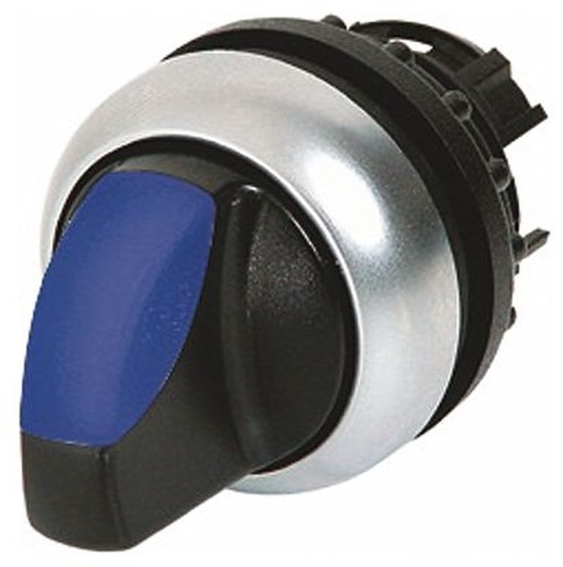 Eaton RMQ-Titan Series 3 Position Illuminated Selector Switch Head, 22 mm Cutout, Blue Handle, IP66