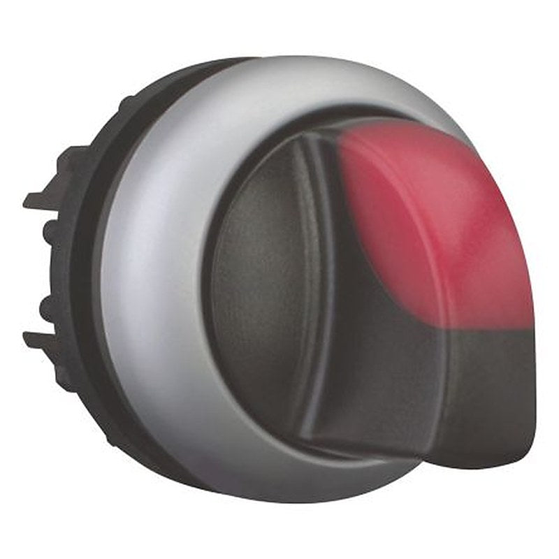 Eaton RMQ-Titan Series 3 Position Illuminated Selector Switch Head, 22 mm Cutout, Red Handle, IP66
