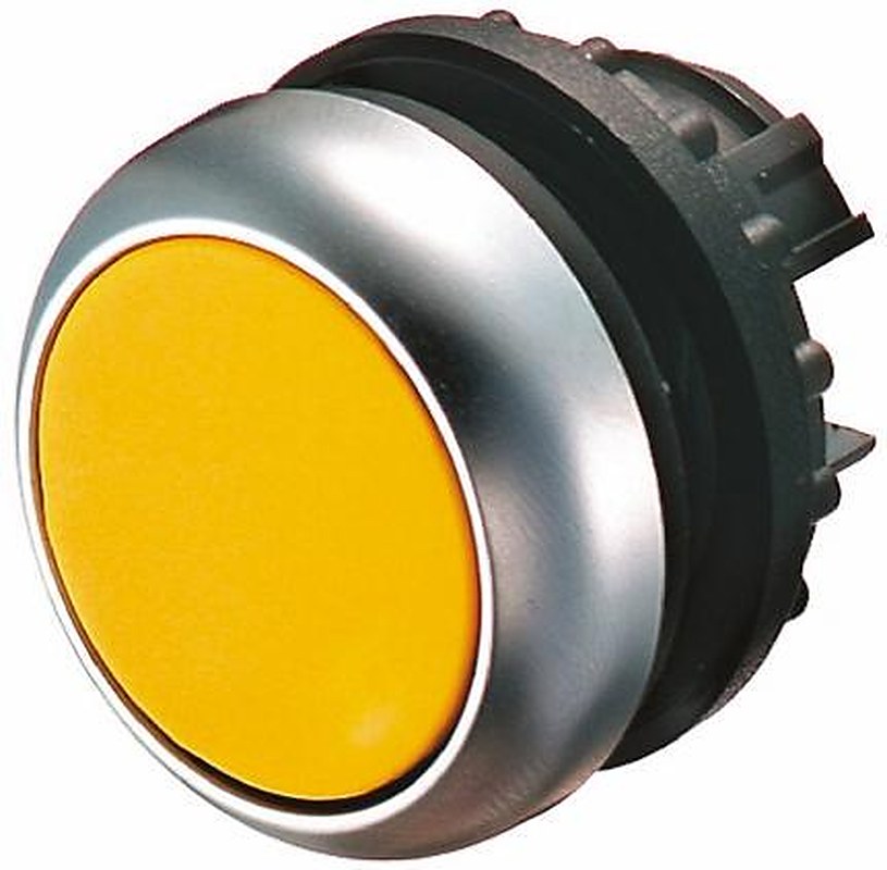 Eaton RMQ Titan M22 Series Yellow Momentary Push Button Head, 22 mm Cutout, IP69K