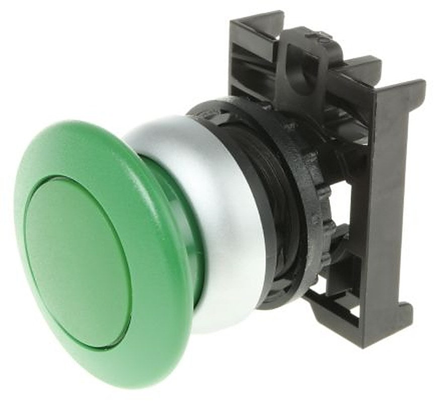 Eaton RMQ Titan M22 Series Green Momentary Push Button Head, 22 mm Cutout, IP69K