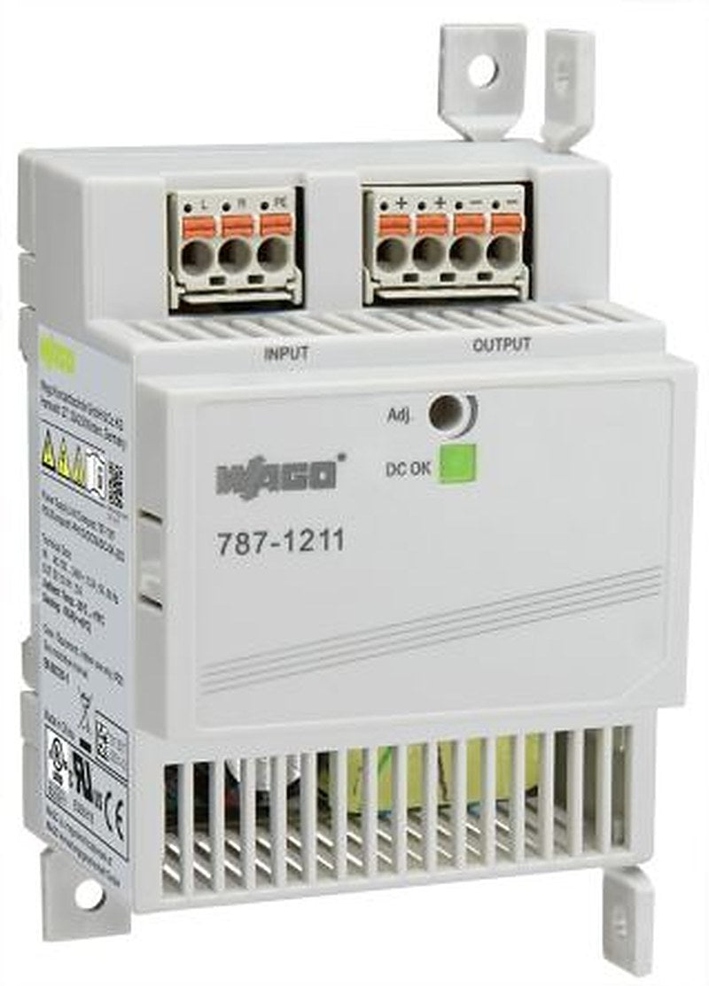 WAGO DIN Rail Power Supply 375V AC Input 14V dc, 5 A Output DC 60 W