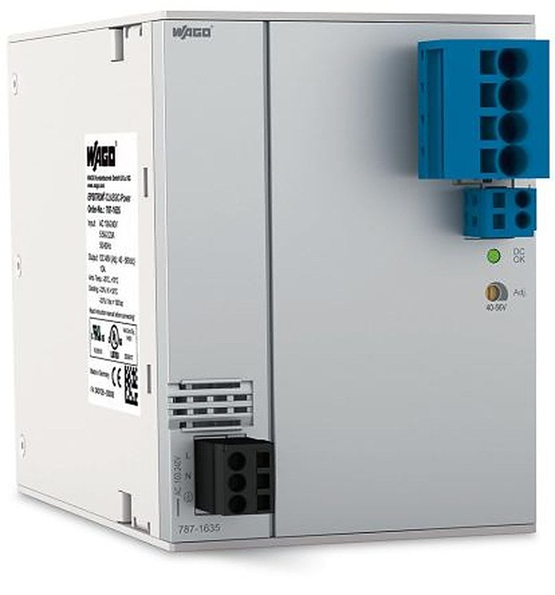 WAGO DIN Rail Power Supply 230V 48V dc, 10 A Output 480 W