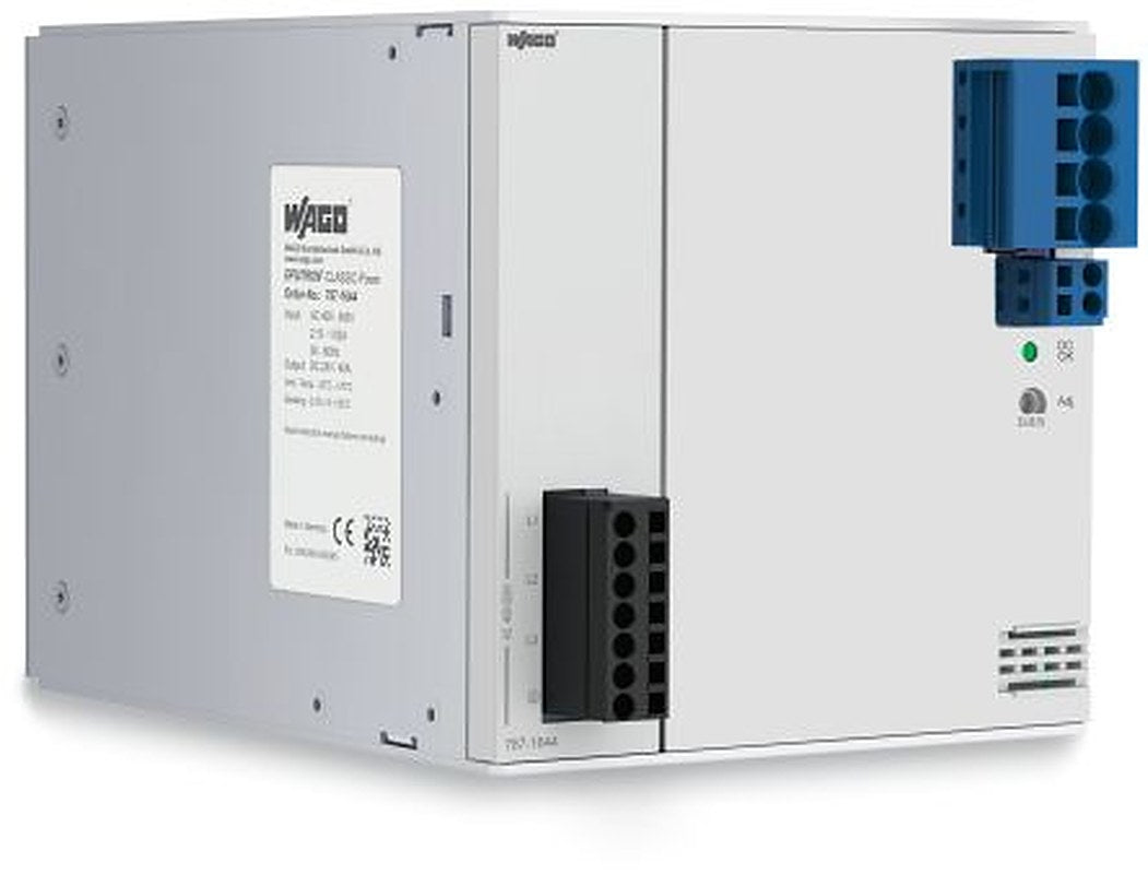 WAGO 787 Switched Mode Power Supply DIN Rail Power Supply 575V ac AC Input 24V dc, 40 A Output DC 960 W