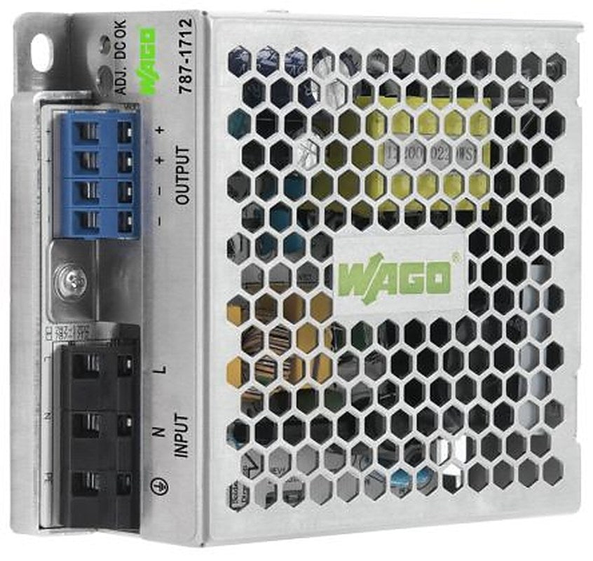 WAGO Switching Power Supply, 787-1712 2 Output 12V dc, 2A, 2.5 A, 60 W, Input 125V to 375 V dc, 240V ac