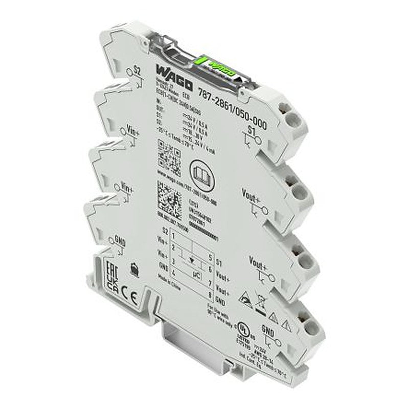 WAGO 787 Electronic Circuit Breaker 0.5A, DIN Rail