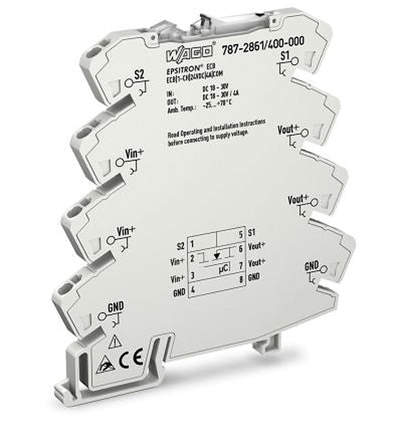 WAGO EPSITRON EPSITRON Electronic Circuit Breaker 4A 24V, DIN Rail