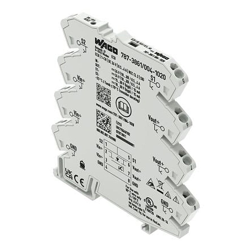 WAGO 857 Electronic Circuit Breaker 4A 24V, DIN Rail
