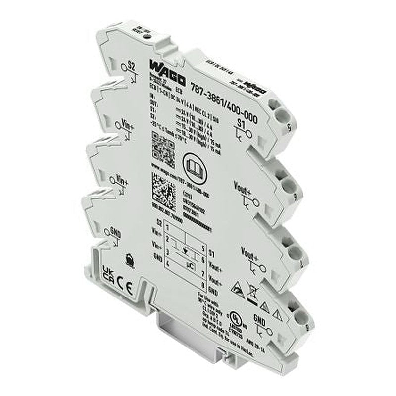 WAGO 857 Electronic Circuit Breaker 4A 24V, DIN Rail