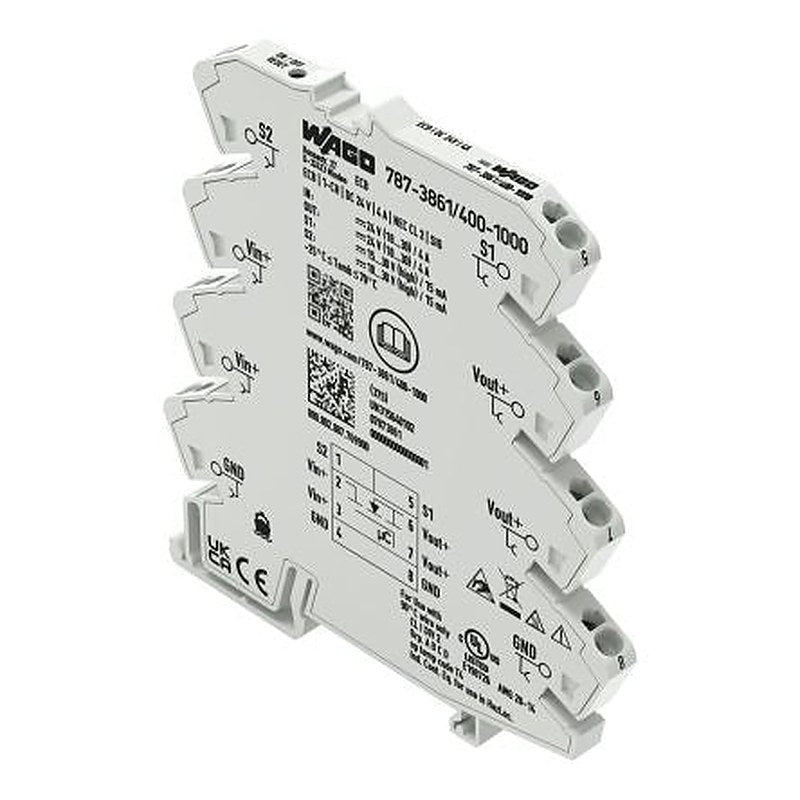 WAGO 787 Electronic Circuit Breaker 10A 24V, DIN Rail