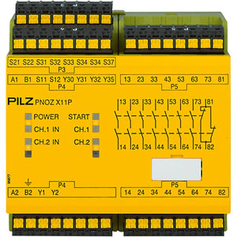 Pilz 787086 - PNOZ X11P C 230-240VAC 7n/o 1n/c 2so
