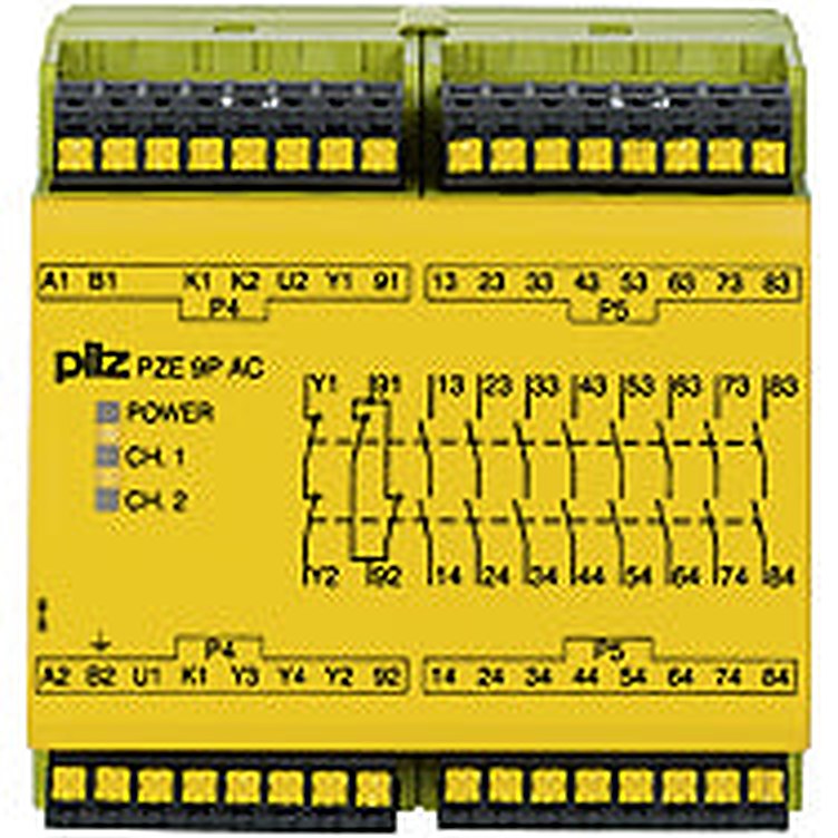 Pilz 787148 - PZE 9P C 24VACDC 24-240VACDC 8n/o 1n/c
