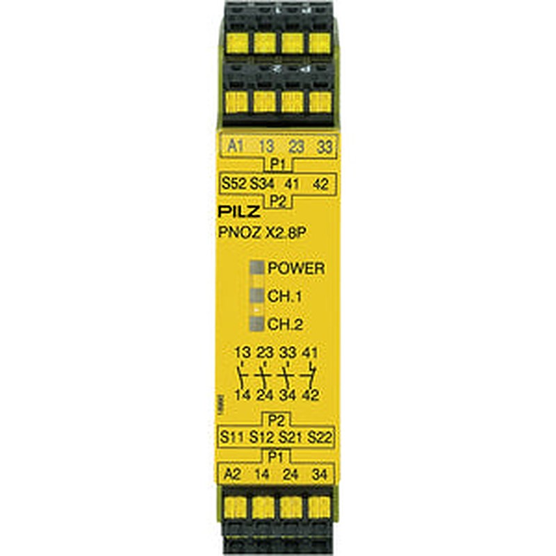 Pilz 787302 - PNOZ X2.8P C 24-240VAC/DC 3n/o 1n/c