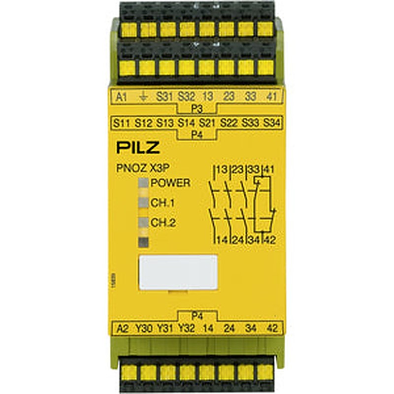 Pilz 787313 - PNOZ X3P C 24-240VACDC 3n/o 1n/c 1so