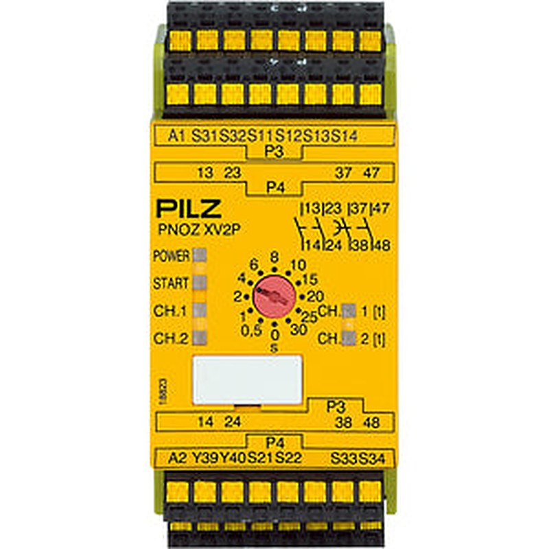 Pilz 787500 - PNOZ XV2P C 30/24VDC 2n/o 2n/o t