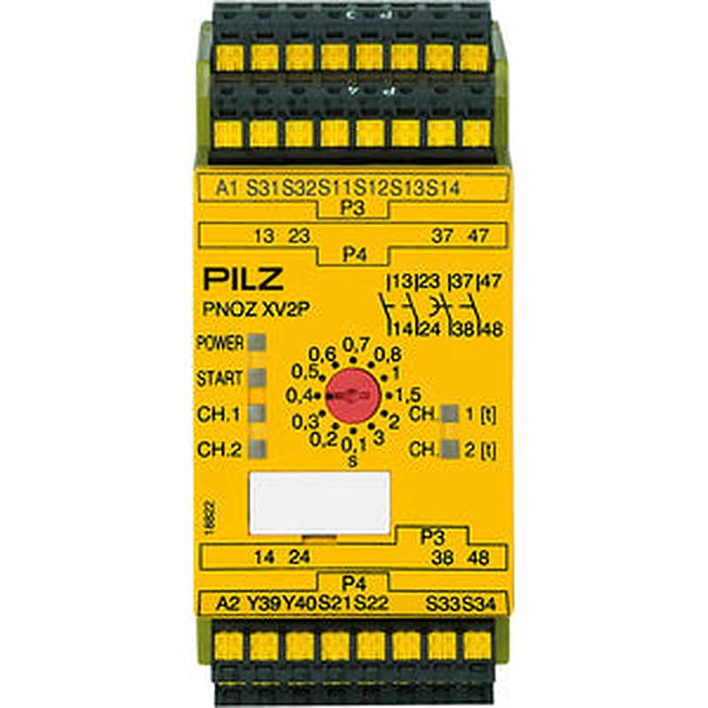 Pilz 787502 - PNOZ XV2P C 3/24VDC 2n/o 2n/o t