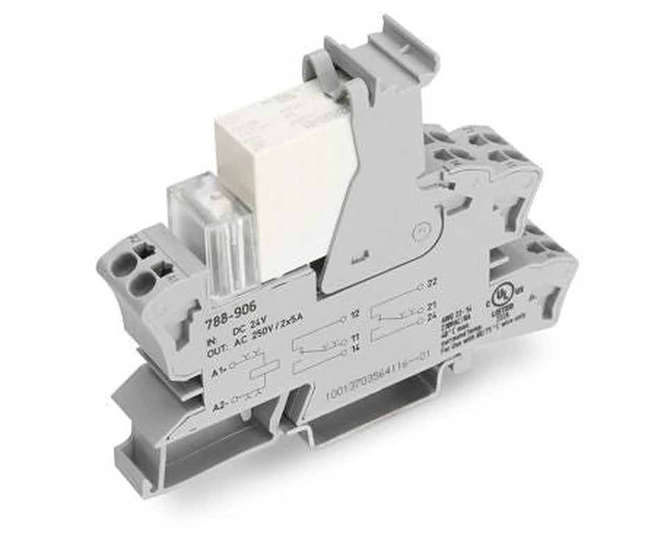 WAGO 788 Series Safety Relay, DIN Rail, 24V dc Coil
