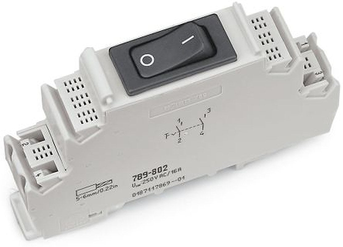 WAGO Circuit Breaker, 16A, 250V ac AC
