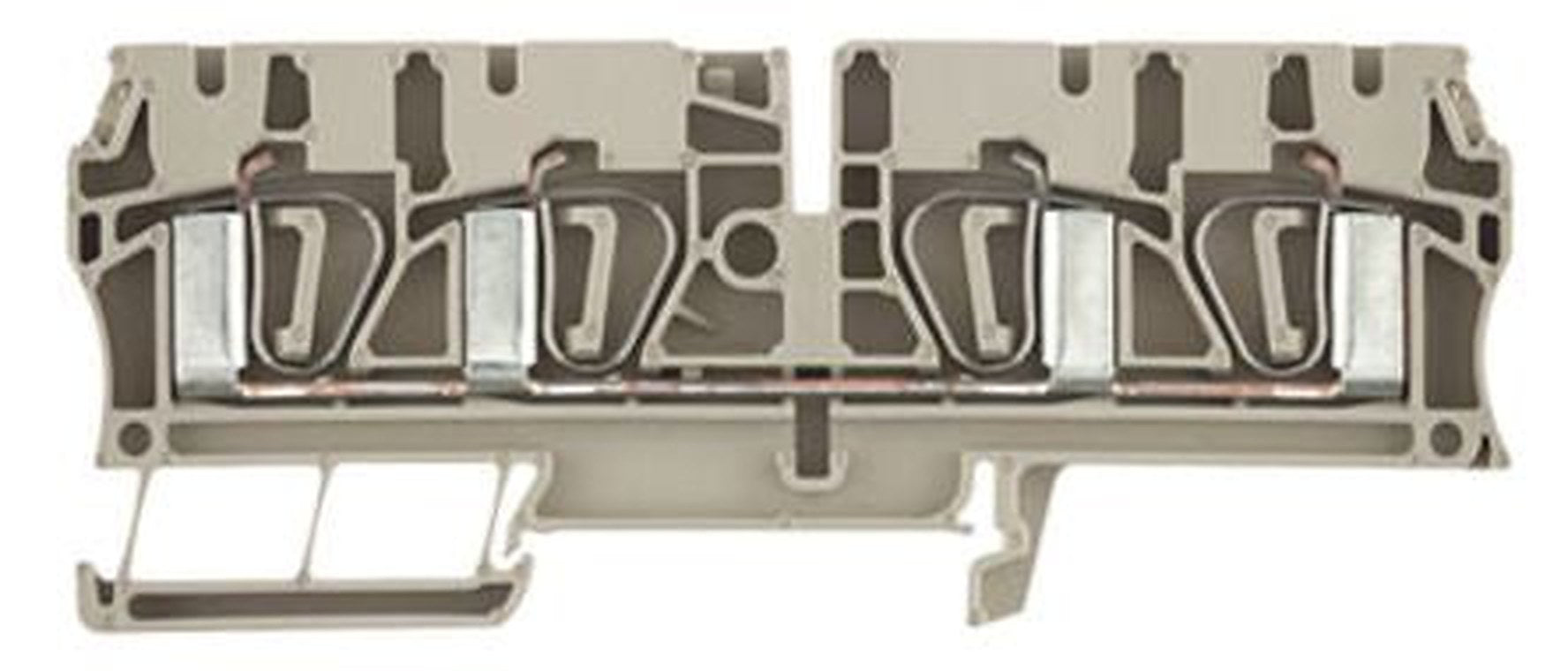 Weidmüller 7904290000 Z Series Feed Through Terminal Block Beige, 1-Level, Clamp