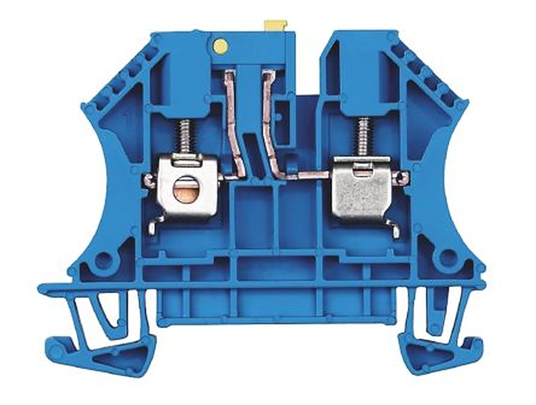 Weidmüller 7910220000 W Series Disconnect Terminal Block Blue, 4mm², 1-Level, Screw