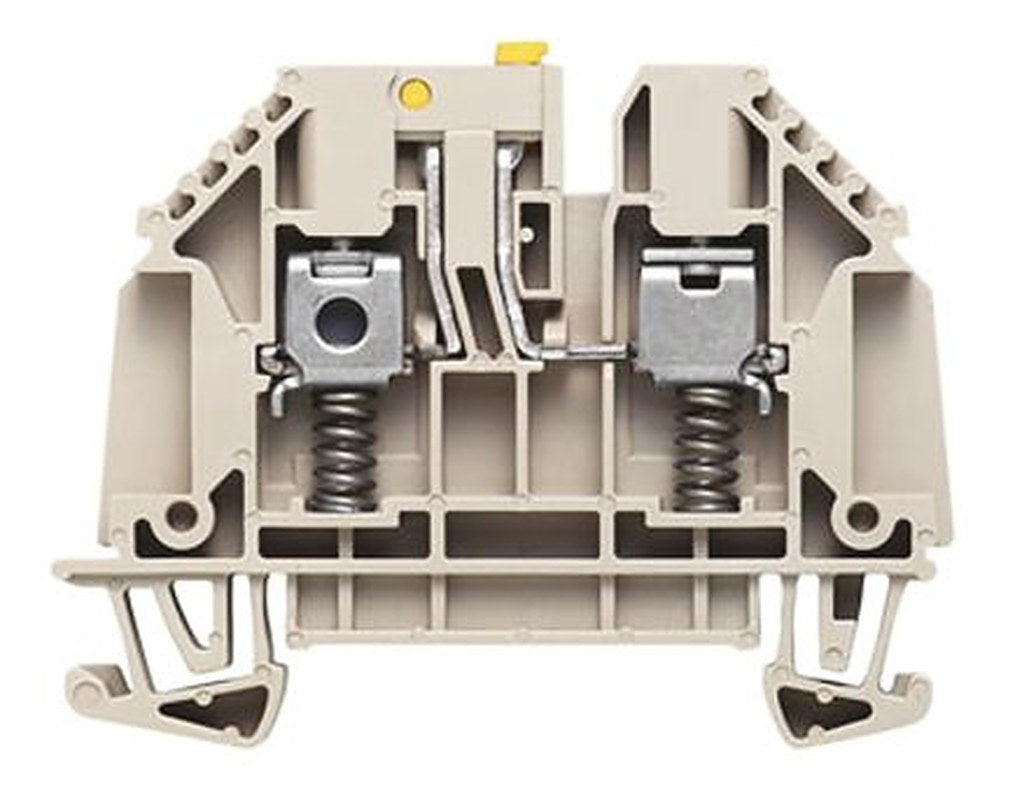 Weidmüller 7910300000 W Series Disconnect Terminal Block Beige, 4mm², 1-Level, Screw