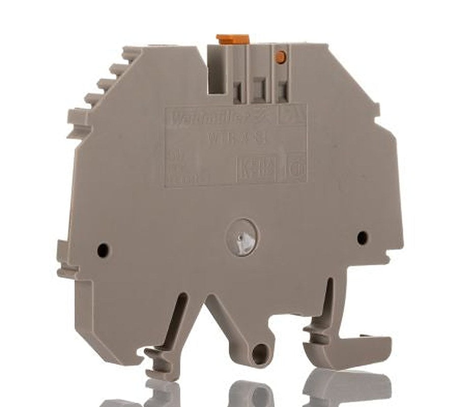 Weidmüller 7910360000 W Series Disconnect Terminal Block Brown, 4mm², 1-Level, Screw