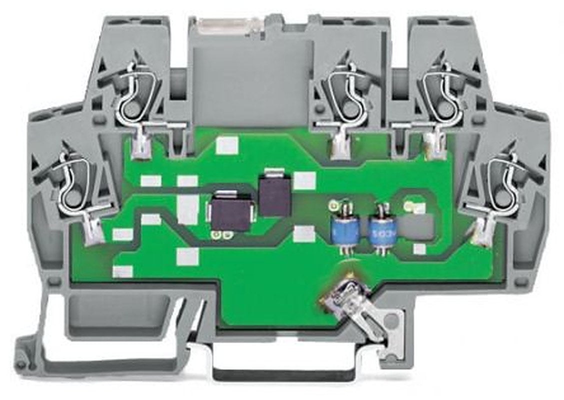 WAGO, 792 Surge Suppressor Unit 24V dc Maximum Voltage Rating 300 A Maximum Surge Current Surge Suppressor