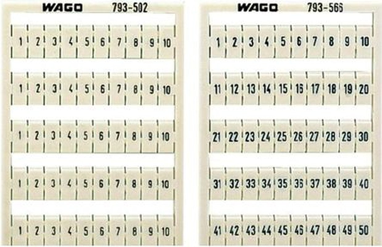 WAGO Multi-Marking System for use with Terminal Block