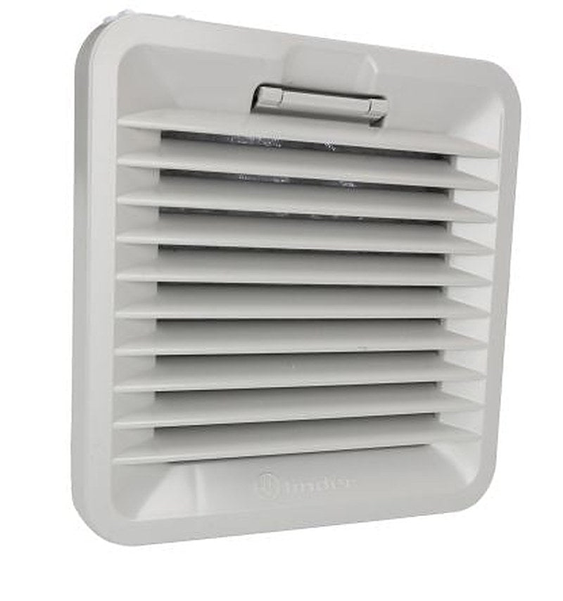Finder 7F Series Filter Fan, 24V dc, DC, 24 m³/h Filtered, 24 m³/h Unimpeded, IP54, 120 mm, 120 mm x