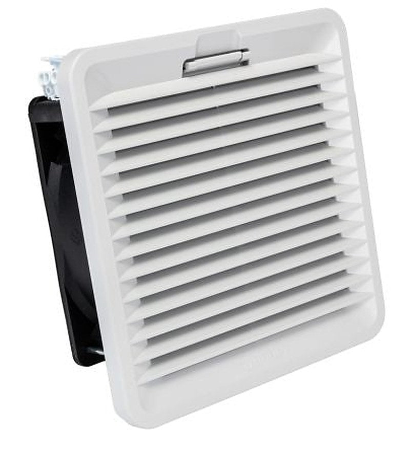Finder 7F Series Filter Fan, 24V dc, DC, 55 m³/h Filtered, 55 m³/h Unimpeded, IP54, 155 mm, 155 mm x