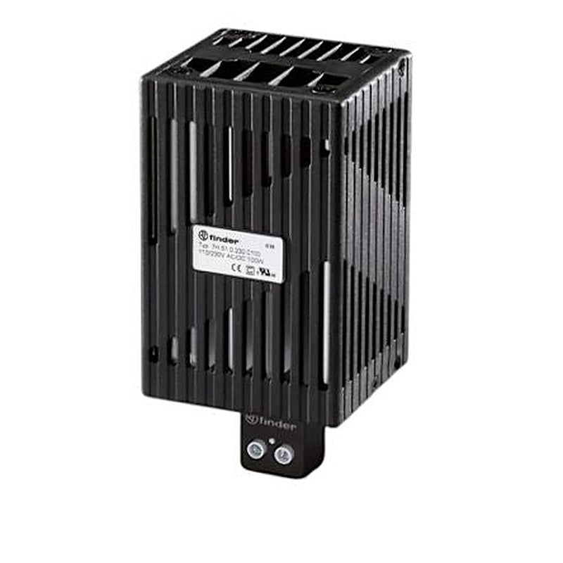Finder Enclosure Heater, 110V, 230 V, 100W Output, 100W Input, 80 °C 70mm x 63 mm