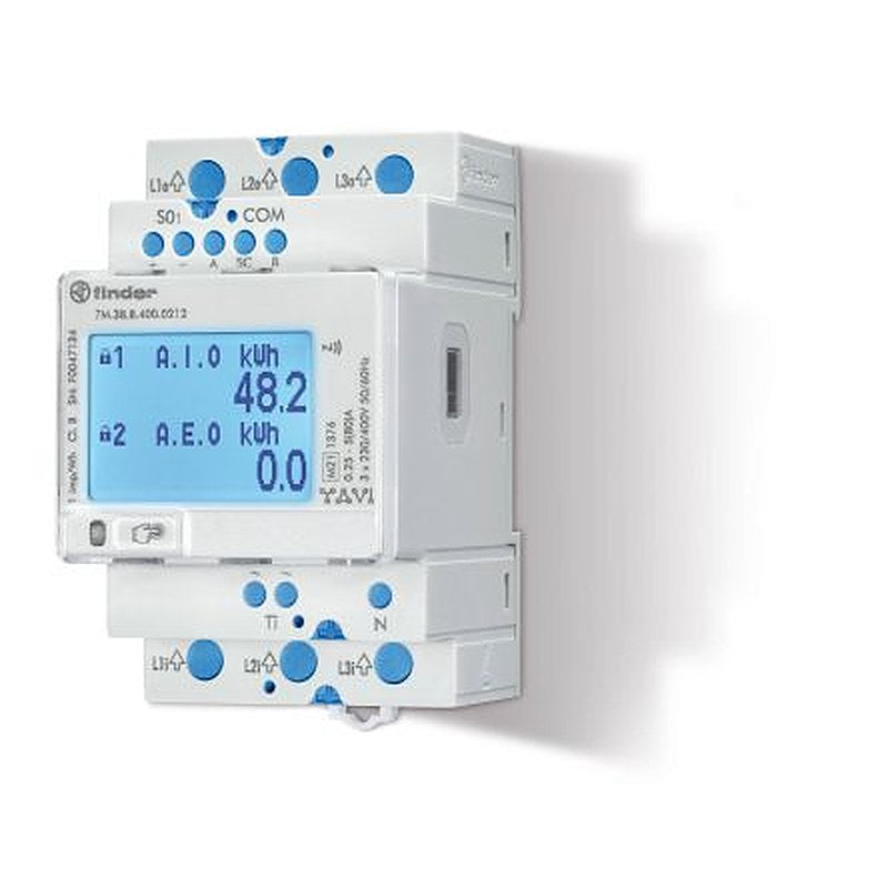 Finder 3 Phase LCD Energy Meter, Type Energy Meter