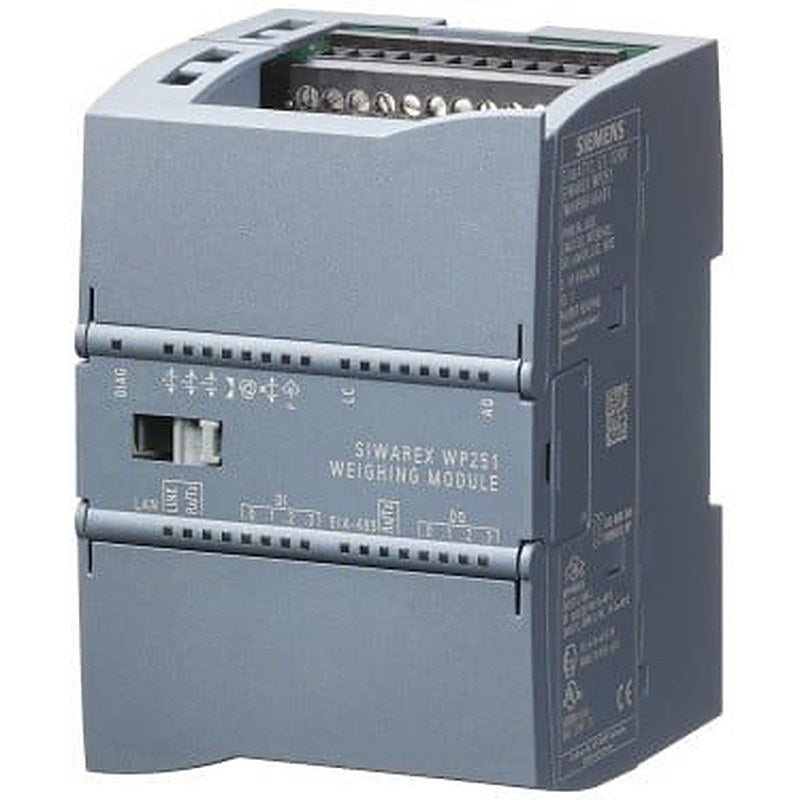 SIWAREX WP251 calibratable weighing electronic for batching and filling process (1 channel) for strain gauge load cells / full bridges (1-4 mV/V) for SIMATIC S7-1200 or stand alone, RS485 and Ethernet-Interface, onboard I/O: 4 DI / 4 DO, 1 AO (0/4...20mA), attention: for calibratable applications please follow the local laws applying in the country of verification!