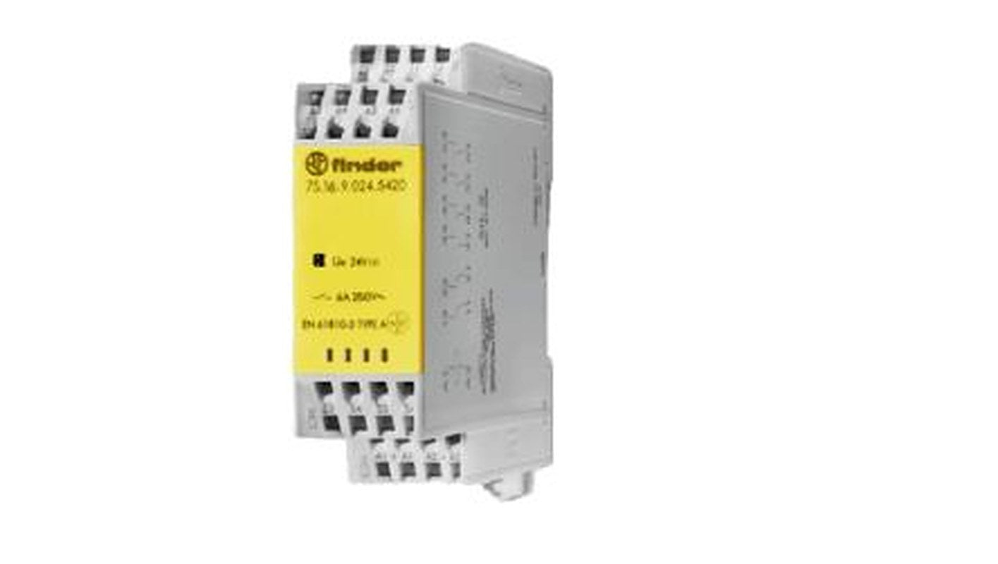 Finder 7S, 110V dc Safety Relay, 6 Safety Contacts