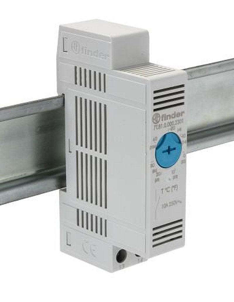 Finder 7T NO Thermostat, 20 A, 110V ac/dc, 240 V ac/dc, 60 °C, -20 °C