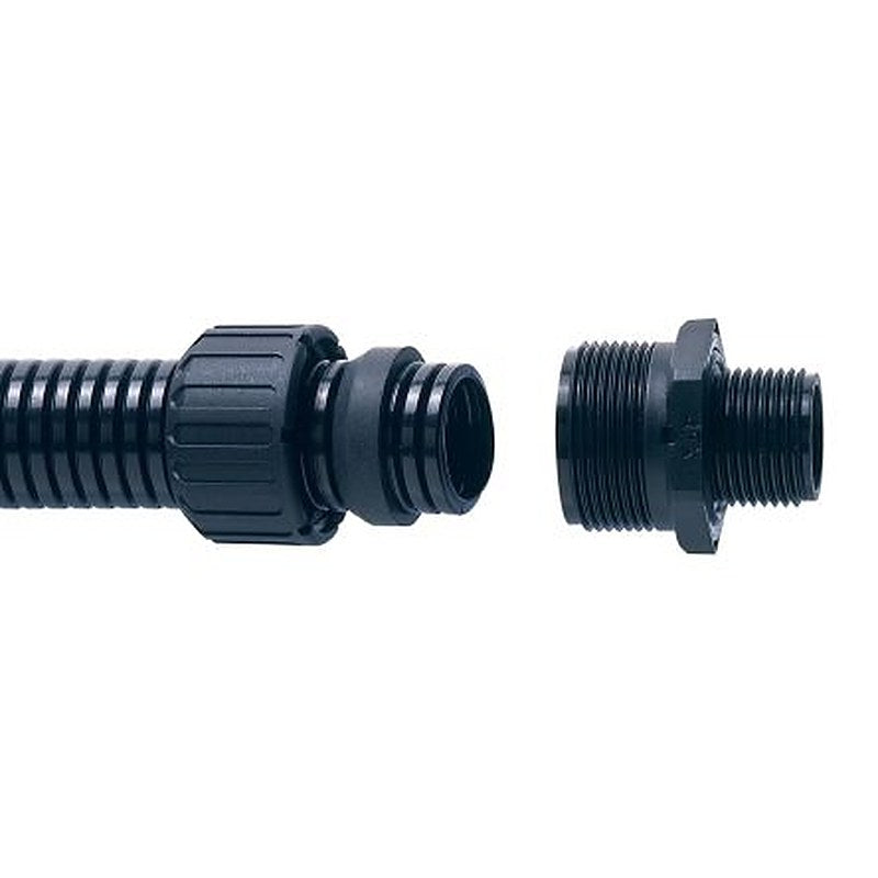 ABB Black, Conduit Fitting, 34 mm Nominal Size, M32, Polyamide, Black IP66, IP69, IP67, IP68 rating