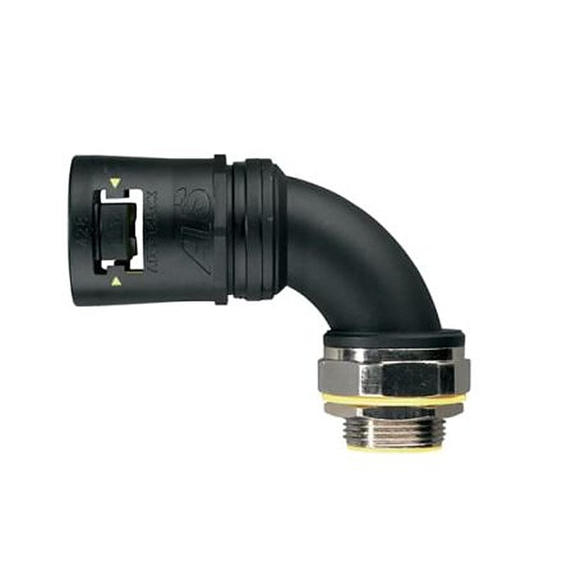 ABB Fitting Yellow, Black, Conduit Fitting, 16 mm Nominal Size, M16, Nickel Plated Brass, Black, Yellow IP66 rating
