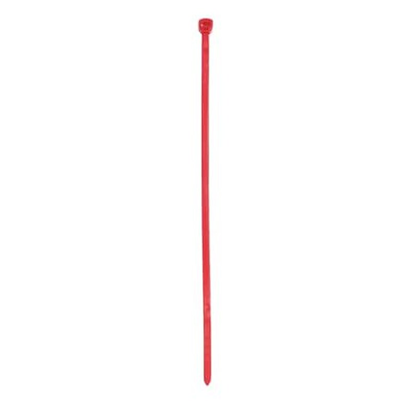 ABB Cable Tie, Cable Tray, 374.6 mm x 7.5mm, Red Polyamide 66