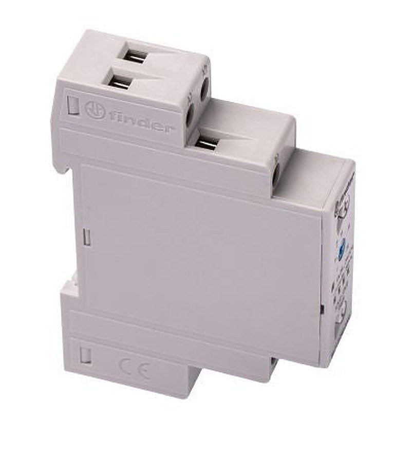 Finder 80 Series DIN Rail Timer Relay, 1-Contact, 240 V dc 24V ac, 240 V ac, 0.1 to 24 h, 0.1 to 20 min, 0.1 to 20 s,