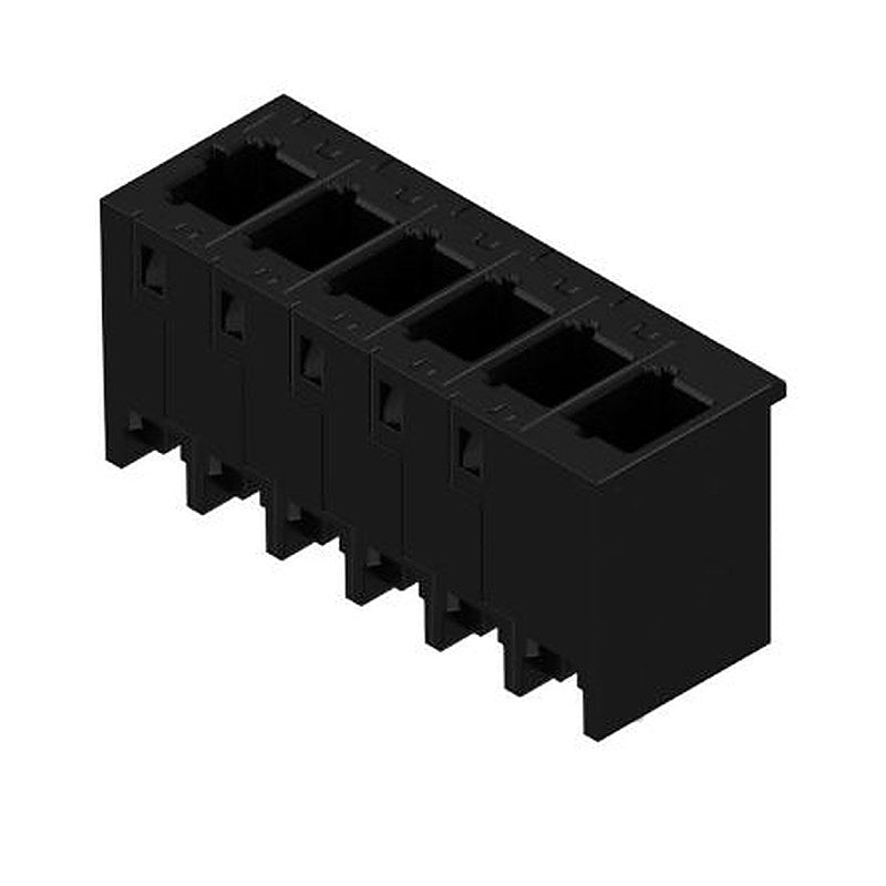 Weidmüller 8000072438 Series Straight PCB Socket, 6-Contact, 1 Row, 3.5 mm Pitch Push-in