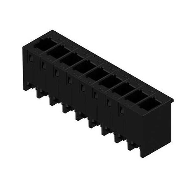 Weidmüller 8000072454 Series Straight PCB Socket, 9-Contact, 1 Row, 5 mm Pitch Push-in