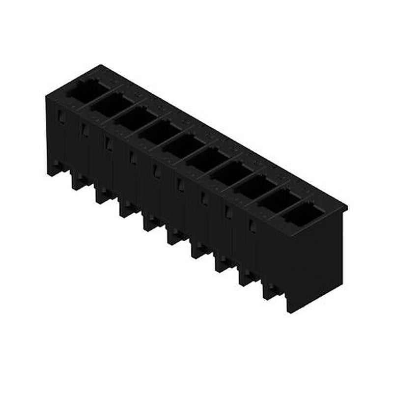 Weidmüller 8000072456 Series Straight PCB Socket, 10-Contact, 1 Row, 5 mm Pitch Push-in