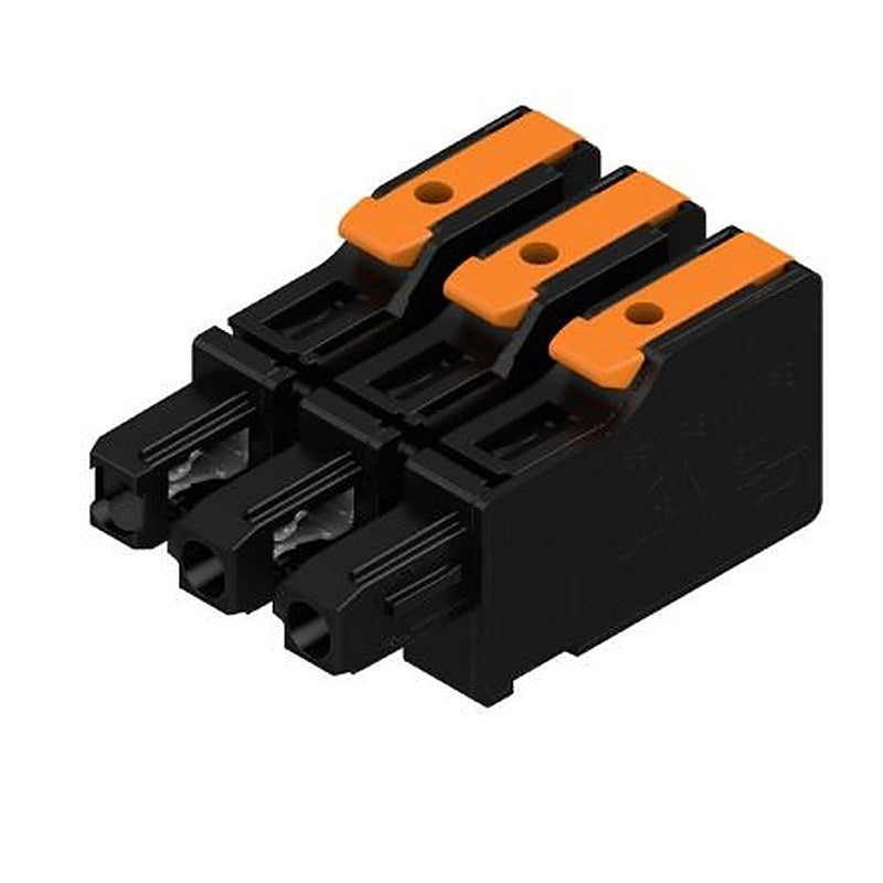 Weidmüller OMNIMATE 4.0 Series Pluggable Terminal Block Headers & Socket, 3-Contact, 7.5 mm Pitch, PCB, 1 Row